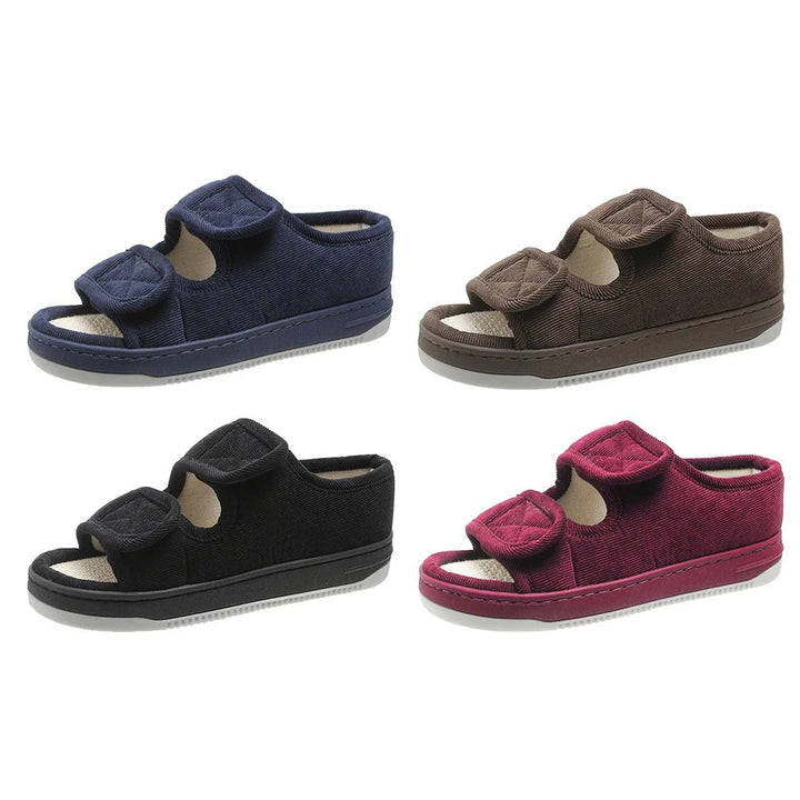 Unisex diabetic sandals for swollen feet, offering pain relief & comfort. Wide fit for sensitive feet.