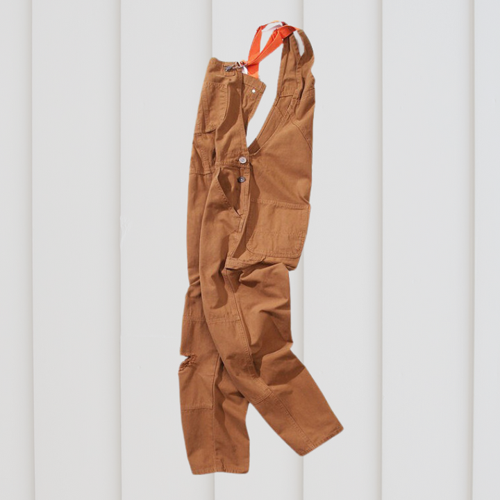 Comfortable unisex gardening dungarees with adjustable straps & reinforced knees. Durable outdoor workwear for utility.