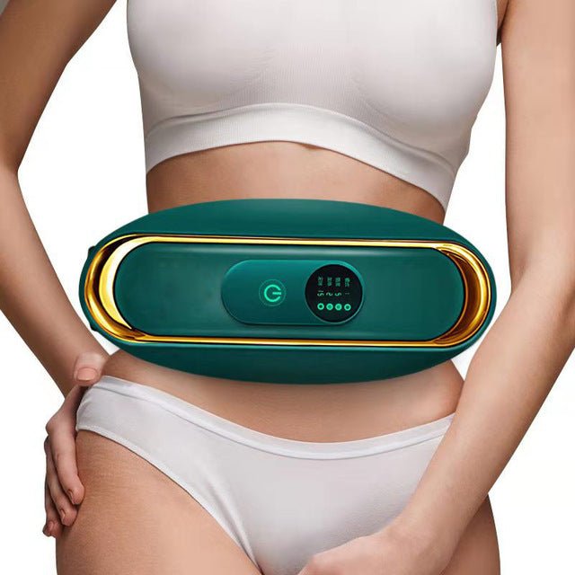 Advanced electric belly fat burner & waist slimmer belt, supporting fat loss, muscle toning & body sculpting.