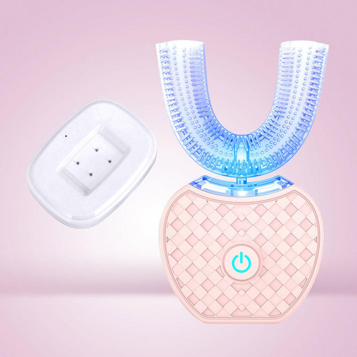 Automatic electric toothbrush offering deep clean, teeth whitening & improved oral health.