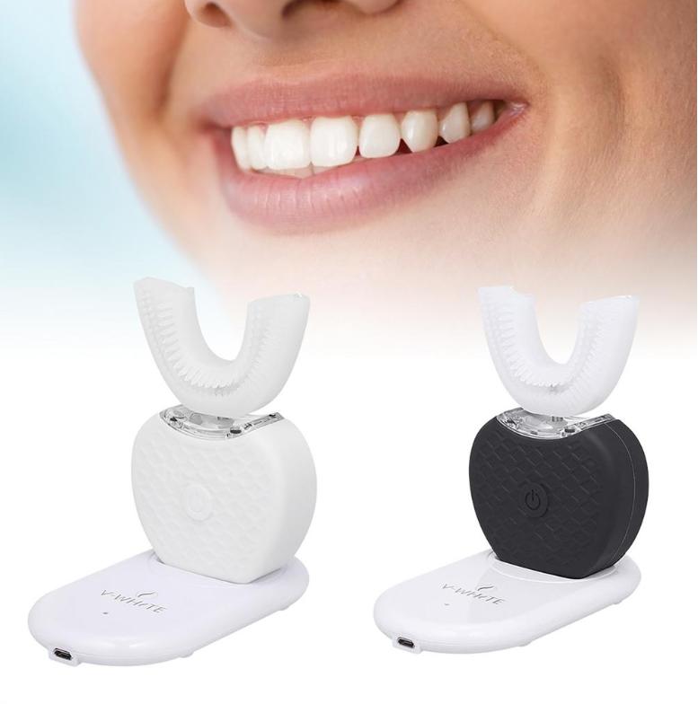 Unisex automatic ultrasonic toothbrush, perfect for daily deep clean & dental health.