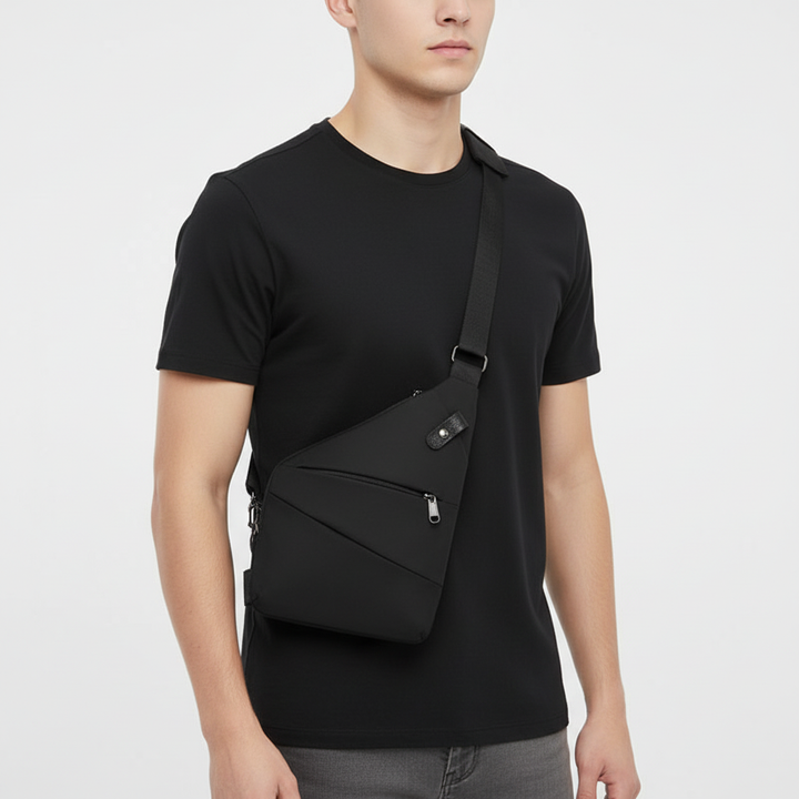 Ergonomic shoulder bag for daily use, featuring anti-theft technology & durable build.