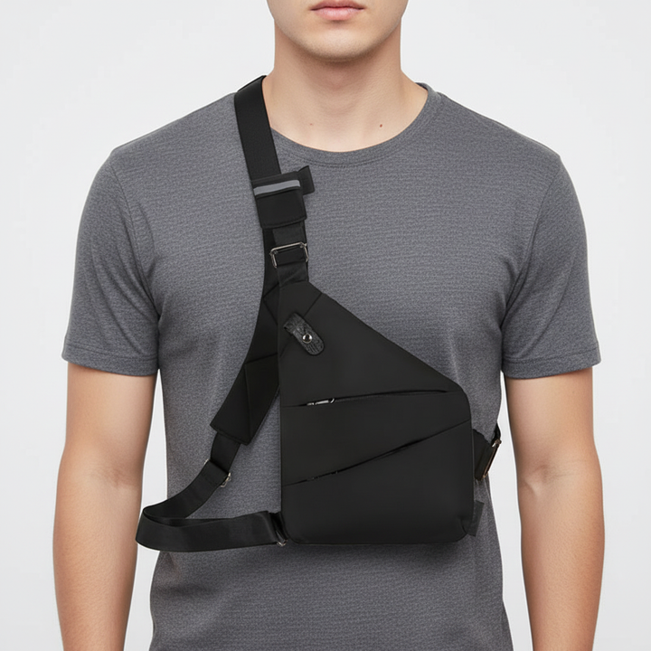 Lightweight & ergonomic unisex anti-theft bag, designed for comfort & travel security.