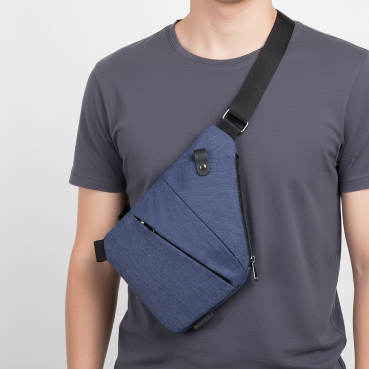 Unisex travel security bag, ergonomic and anti-theft for ultimate peace of mind.
