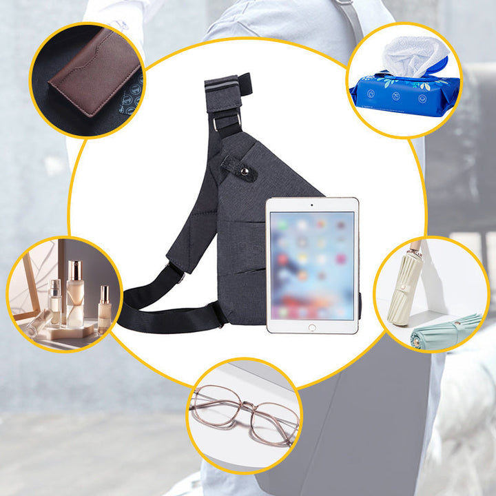 Ergonomic crossbody bag for daily use, sleek design with anti-theft features.