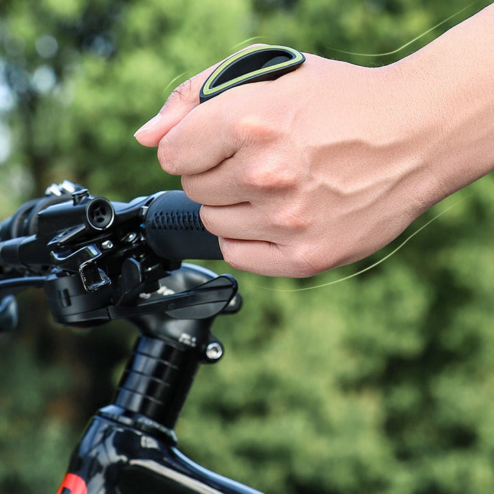 Unisex ergonomic bicycle grips, anti-slip design for enhanced cycling comfort on road & mountain bikes.