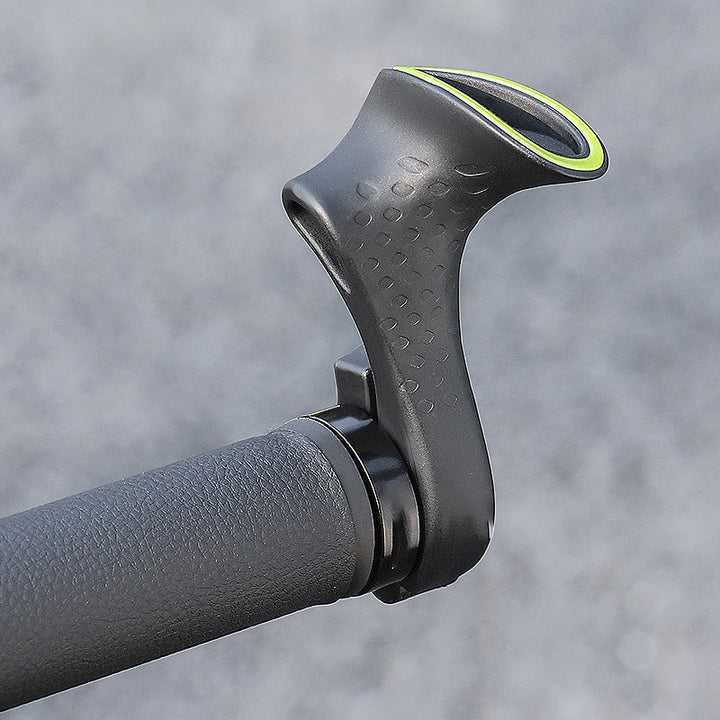 Ergonomic bike grips providing pain relief & comfort for long-distance cycling, a key bike accessory.