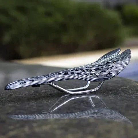Unisex ergonomic bicycle saddle for ultimate riding comfort, designed for long cycling trips.