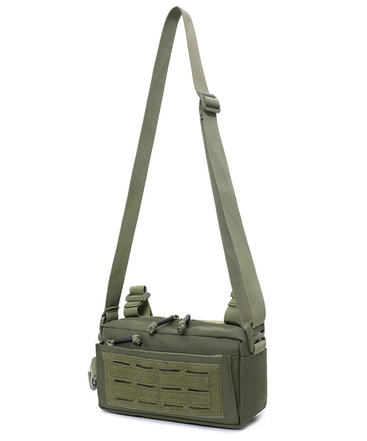 Three-quarter view of the Everyday Carry Sling Bag, a modern unisex fashion accessory