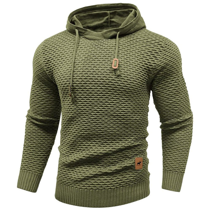 Unisex hoodie, comfort fleece pullover, vibrant red, ideal for casual apparel