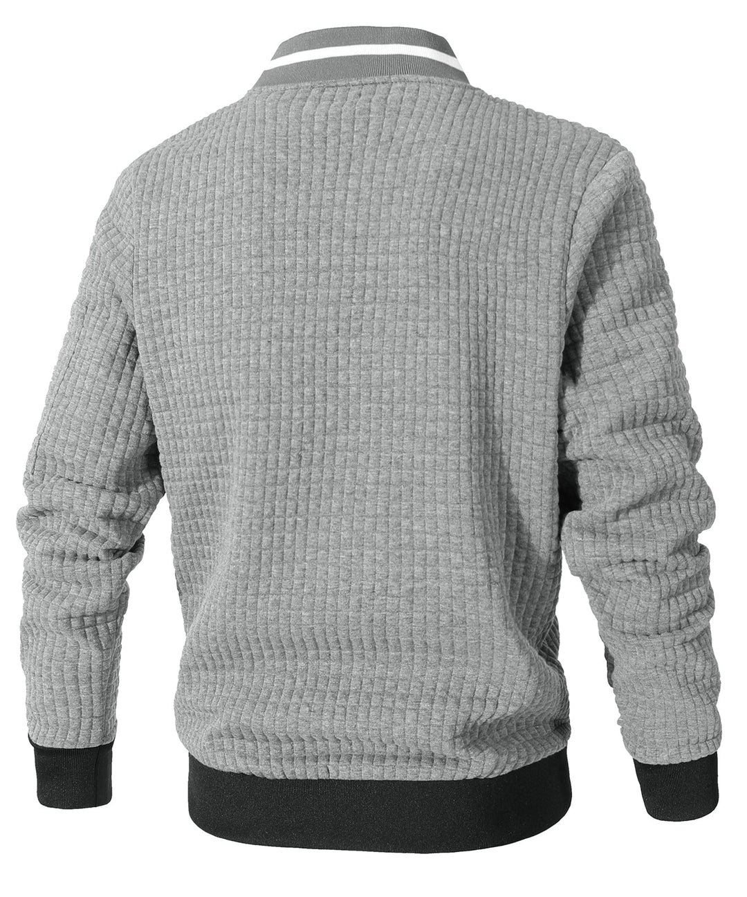 Unisex Jacket from a slightly elevated angle, capturing its urban aesthetic and lightweight construction.