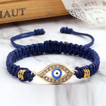 Navy Blue&Blue Evil Eye