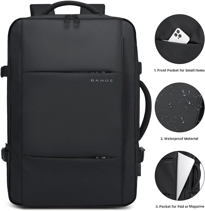 Versatile carry-on travel backpack, 26-45L, perfect for adventure and commute.
