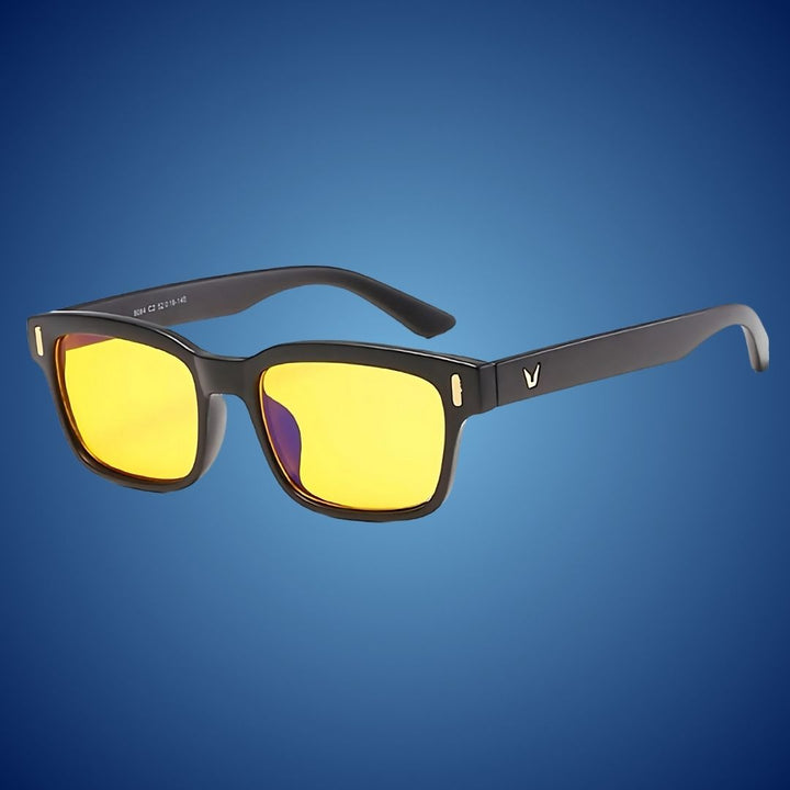 Reduce eye strain & improve sleep quality with EyeShield Pro blue light blocking computer glasses.