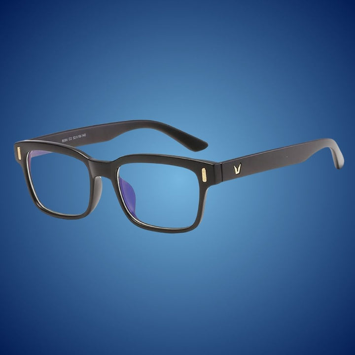 Stylish unisex EyeShield Pro blue light blocking computer glasses for anti-glare & eye protection.