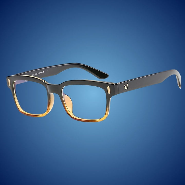 Versatile unisex EyeShield Pro blue light blocking glasses for computers, gaming, and UV protection.