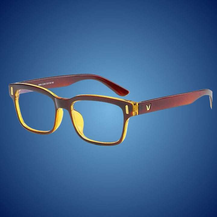 Anti-glare blue light blocking computer glasses for unisex digital eye strain relief & protection.