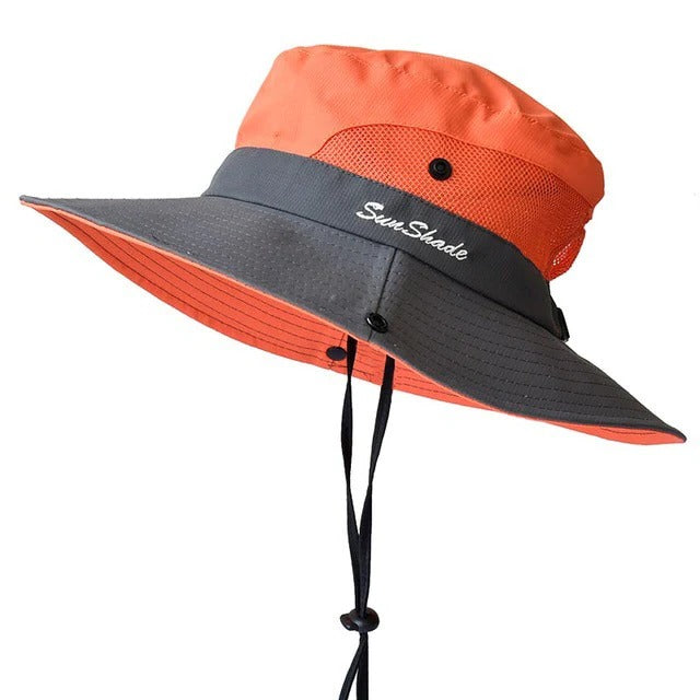 Lightweight UV protection sun hat for hiking, fishing, gardening & summer outdoor gear.