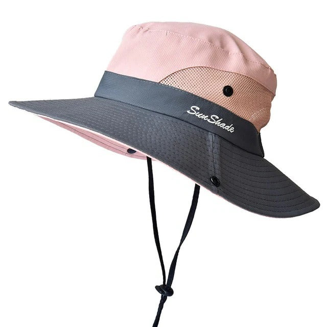 Unisex summer hat, foldable & quick dry, great for beach, travel, hiking & gardening.