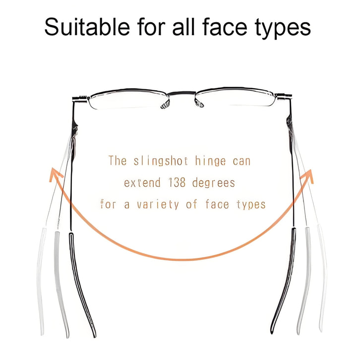 Durable unisex folding reading glasses with a compact, lightweight design. Essential portable vision aid for travelers.