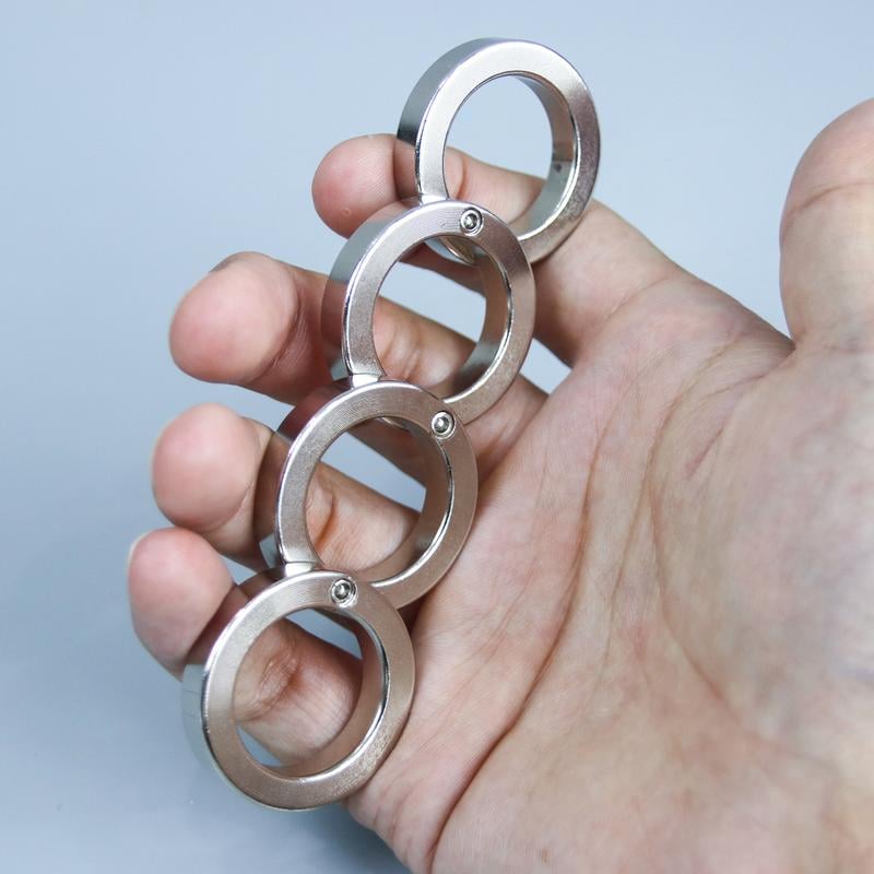 Soothing unisex folding trigger ring, a mindful fidget tool for calm focus.