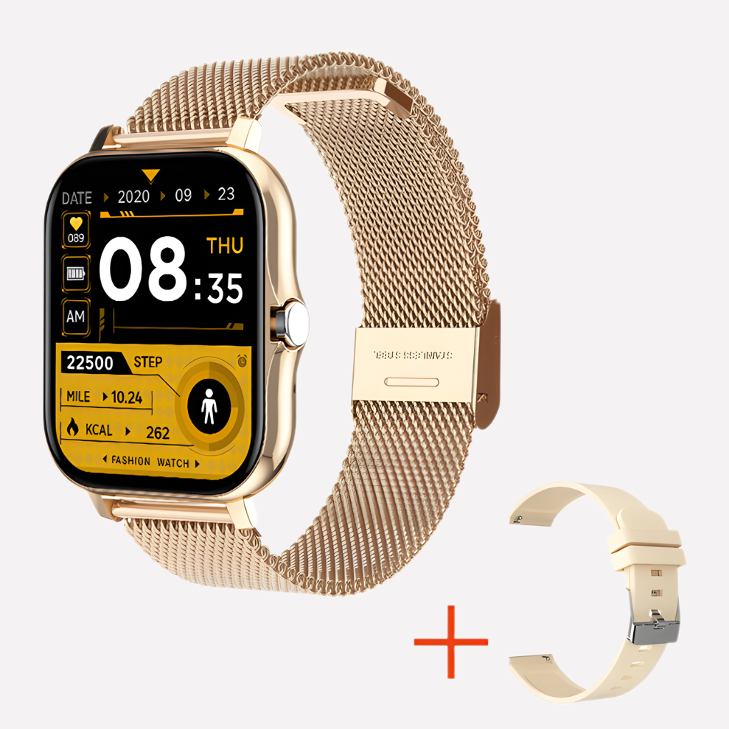 Unisex GPS smartwatch with SOS call feature, essential for personal safety and location tracking.