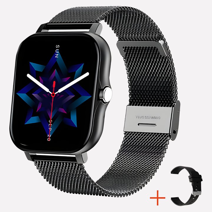 GPS smartwatch for personal safety, offering emergency SOS call & location tracking for peace of mind, suitable for elderly care.
