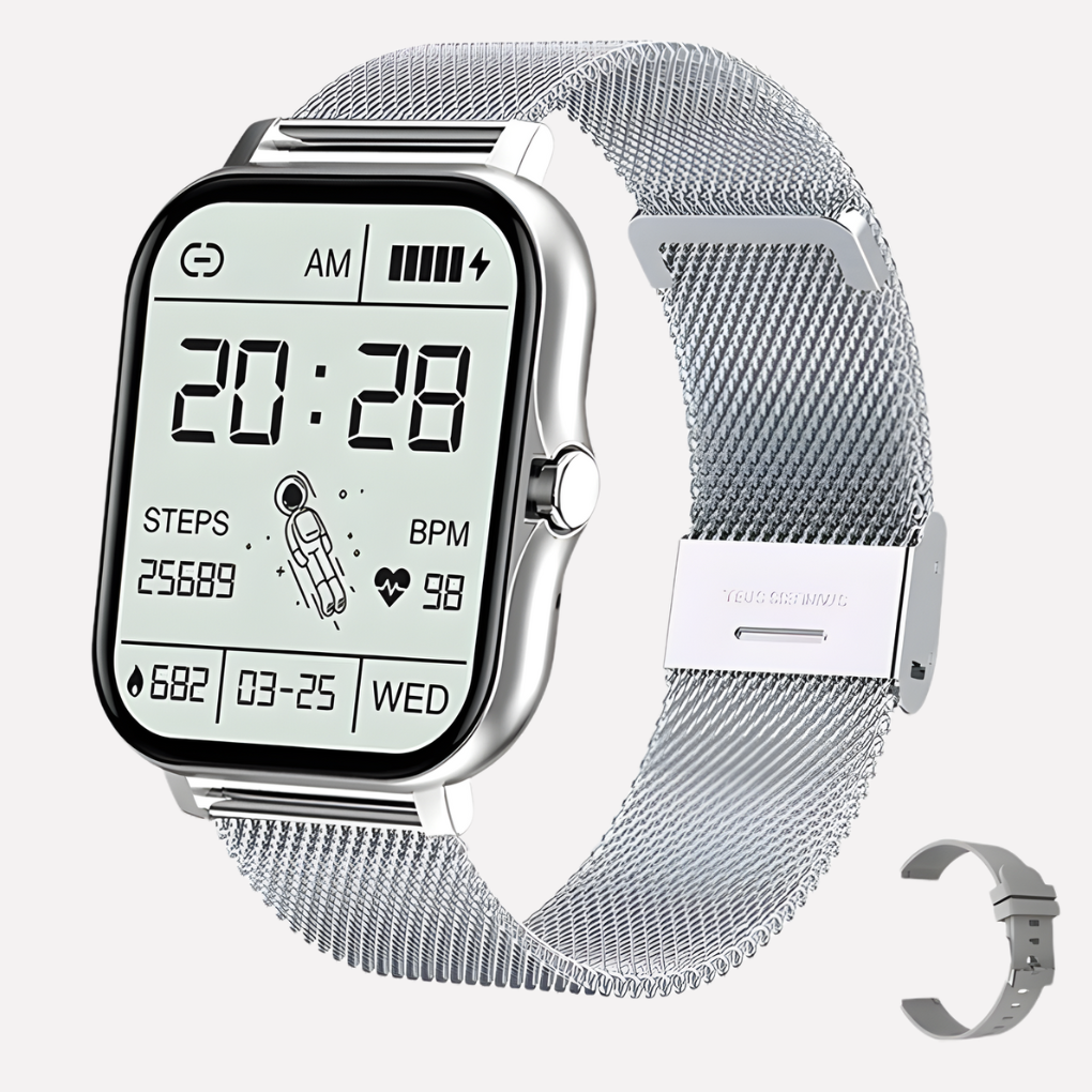 Security device: unisex GPS smartwatch with emergency SOS call, accurate location tracking, and personal safety features.