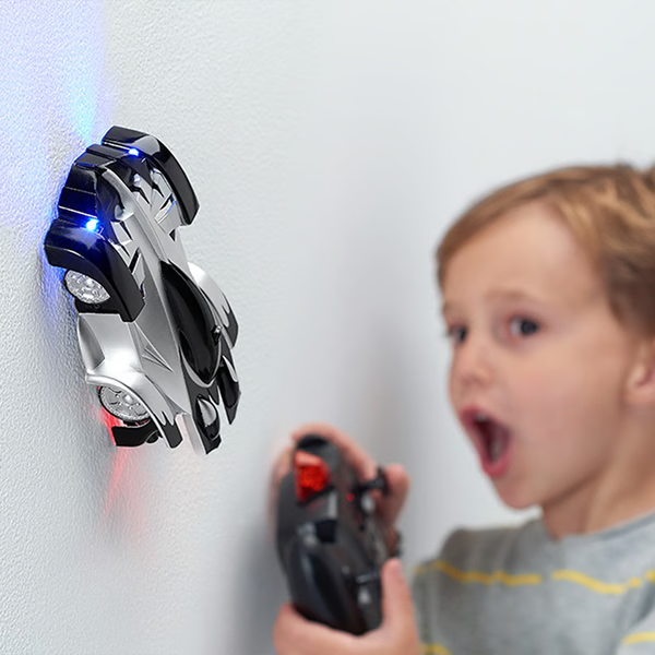 Unisex gravity-defying RC wall climbing car, remote control toy for kids. Perfect for indoor/outdoor fun.