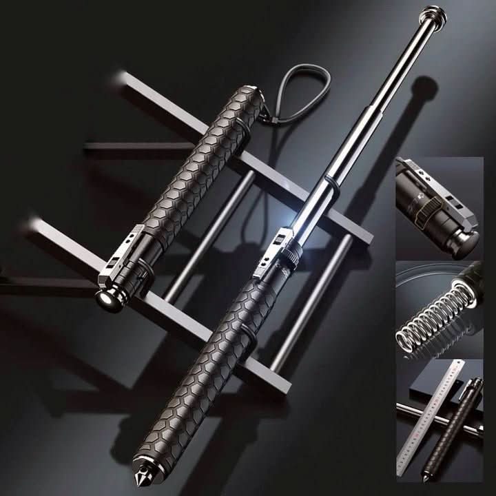 Ergonomic & compact Guardian Trek Stick, ideal outdoor gear for hiking, travel, and self-defense.