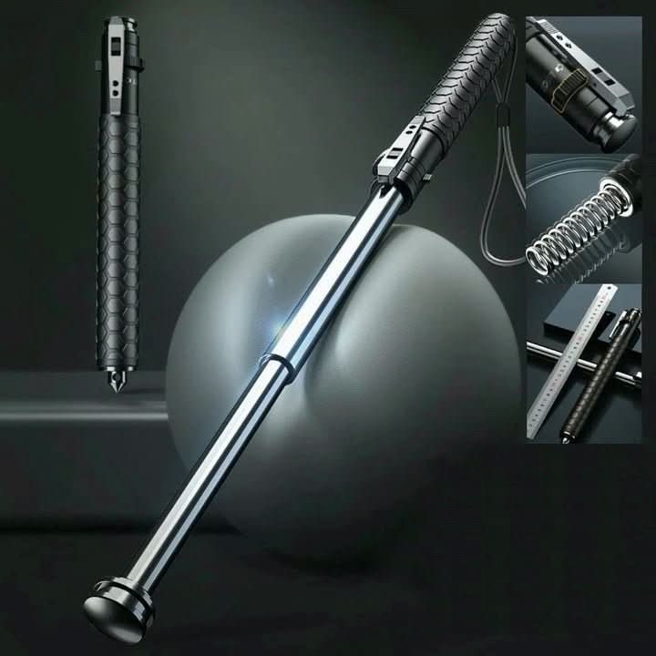 Compact & lightweight Guardian Trek Stick, perfect outdoor gear for hiking or travel safety.