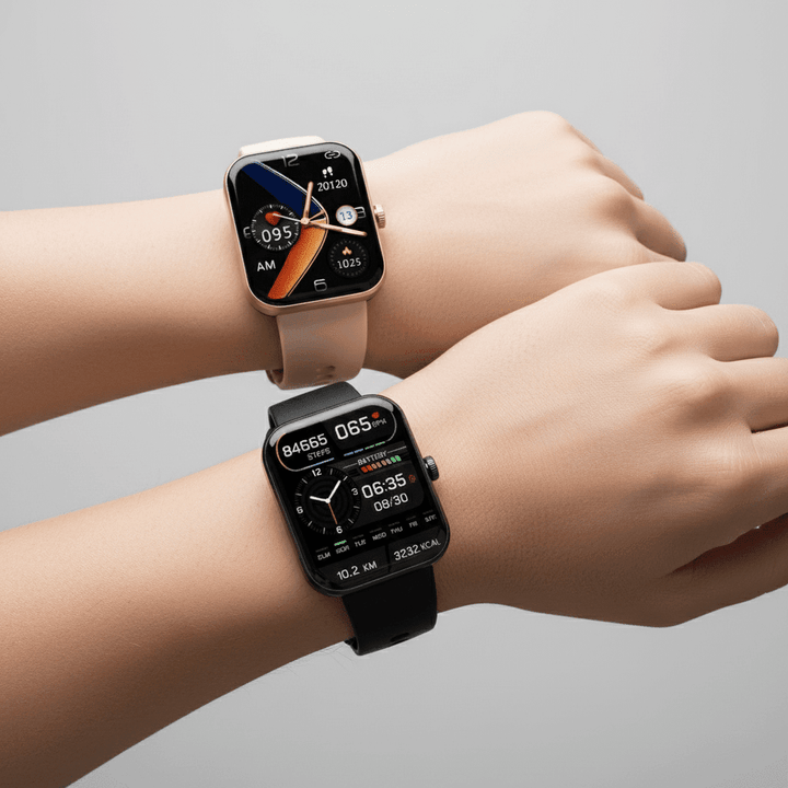 Advanced unisex health watch for daily wear, providing non-invasive blood sugar, HR, BP, and sleep monitoring.