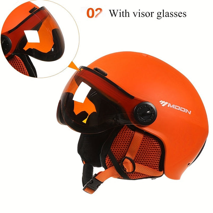 Premium snowboard helmet, unisex fit, high-quality build, offers superior head protection.