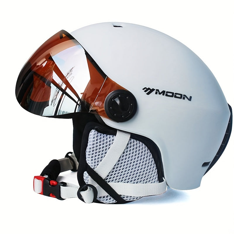 Protective unisex ski & snowboard helmet. Features adjustable fit & high-quality construction.
