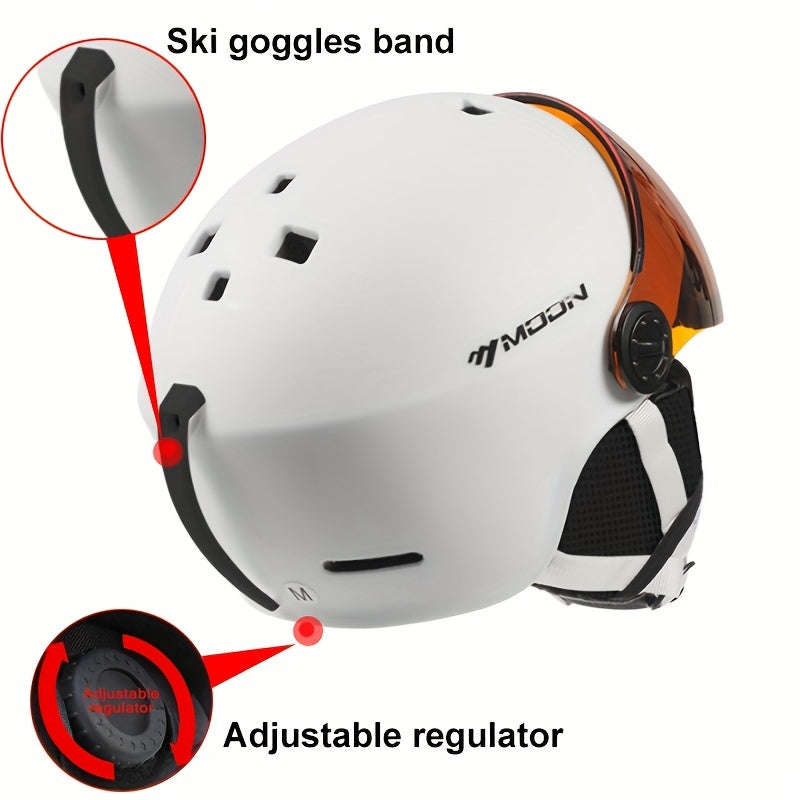 Safety-first snowboard helmet, high-quality, unisex, perfect for winter sports protection.