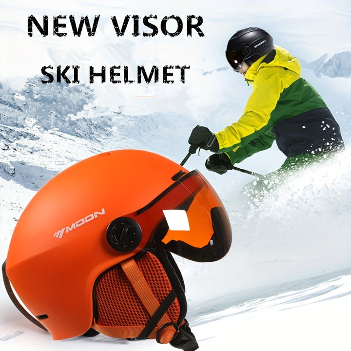 High-quality unisex winter sports helmet. Adjustable, comfortable & essential safety gear.