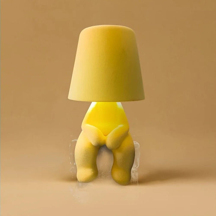 Modern human shape LED lamp for creative room lighting, a stylish desk light and accent piece.