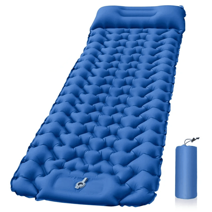 Portable and waterproof inflatable sleeping pad for all your outdoor adventures.