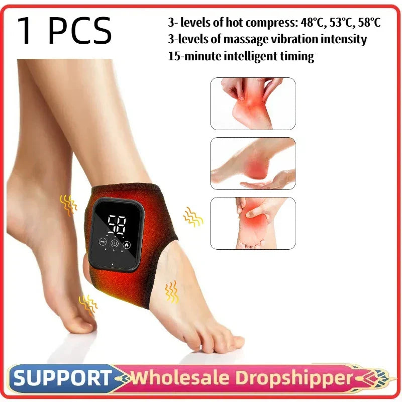 Infrared wrist support massager for joint comfort, muscle recovery & pain relief.