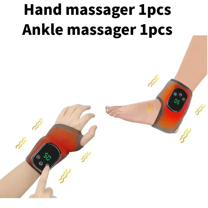 Advanced unisex infrared hot compress massager for muscle & joint pain relief.