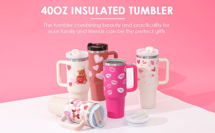 ChillMate insulated mug with handle & straw, perfect for travel & office. Keeps drinks hot/cold.