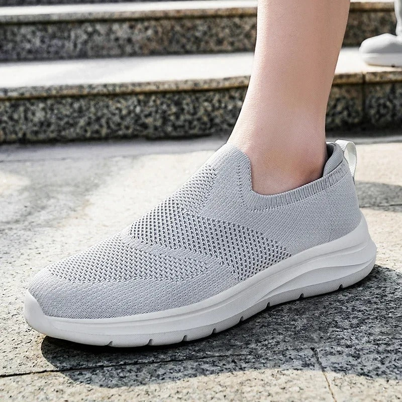 Unisex knit casual slip-on sneakers, a blend of style and comfort for everyday casual wear.