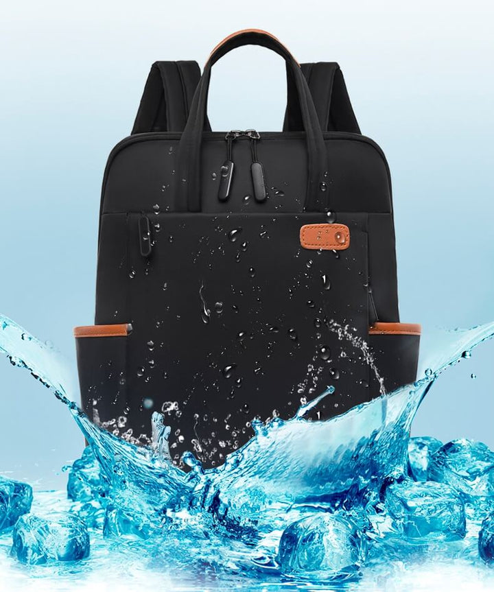 Tough Oxford fabric anti-theft backpack, lightweight and water-resistant for rugged travel.