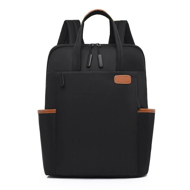 Lightweight unisex anti-theft school bag and travel daypack in durable Oxford fabric.