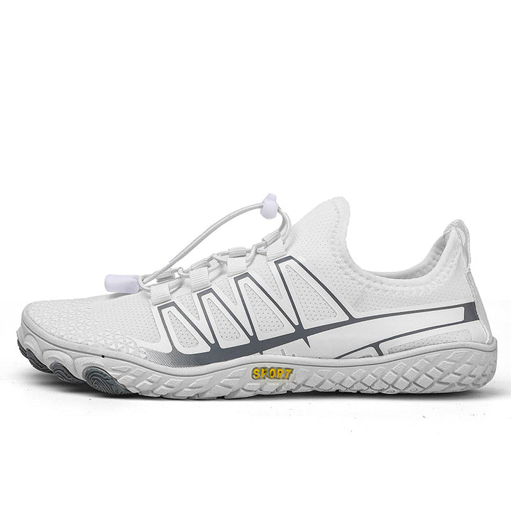 Flexible sole barefoot running shoes, great for outdoor and gym use.
