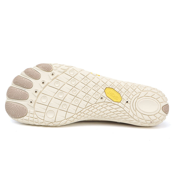 Comfortable lightweight athletic shoes, designed for barefoot experience.