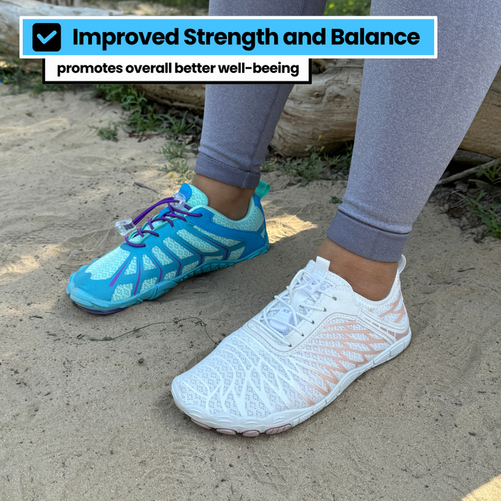 Unisex barefoot footwear for natural movement and comfortable workouts.