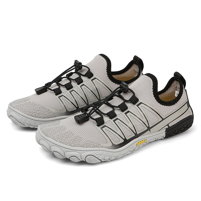 Unisex athletic barefoot running footwear, promoting natural stride.