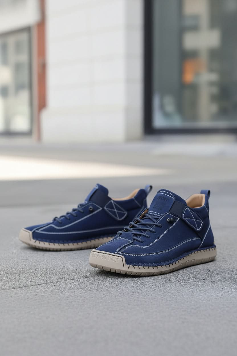 Ultra-lightweight slip-on trainers, designed for unisex everyday comfort & easy wear. Perfect casual shoes.