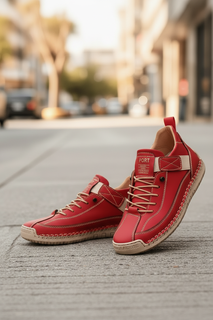 Easy wear everyday slip-on trainers. Lightweight unisex footwear perfect for versatile casual walking.